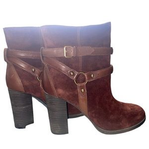 NWT UGG Dandridge brown genuine suede leather boots / avail. in sizes 9.5 & 11